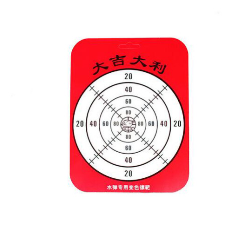 Gel Blaster Shooting Discoloration Target