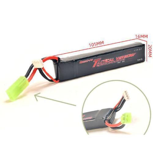 Bosli-po Lipo Battery with Tamiya Plug for alpha king, hk416d