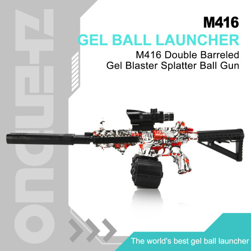 M416 Electric Double Barreled Gel Blaster