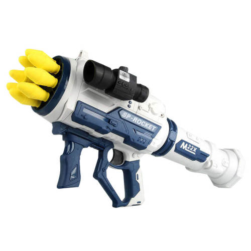 M22X 8-Hole Semi-Auto Rocket Launcher Dart Blaster