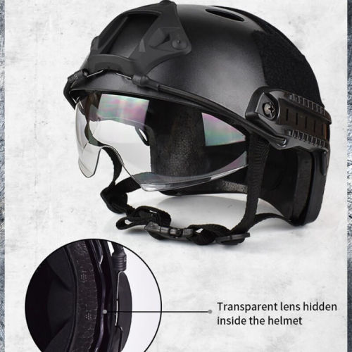Tactical Airsoft FAST Helmet Goggles Field exercise drill tactical lightweight helmet Field Hunting Wargame Combat Helmet