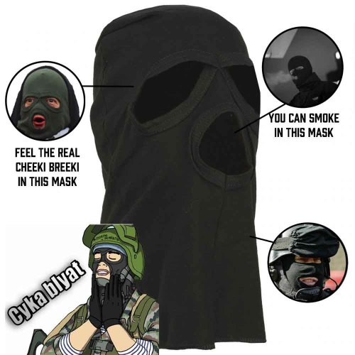 Cyka Blyat Russian Army Balaclava