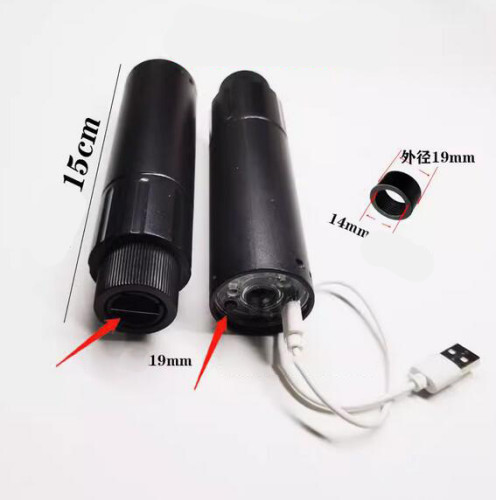 Inductive Flash Tactical Fire Cap, Luminescent Gun Silencer, Water-absorbing Toy Accessories