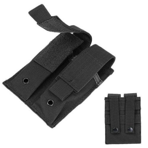 Tactical Molle Belt Double Pistol Magazine Pouch