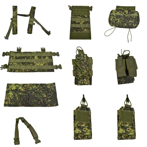 Russian Tactical Vest EMR Quick Release Hunting Vest MOLLE System Adjustable Breathable D3 Military Outdoor Accessories