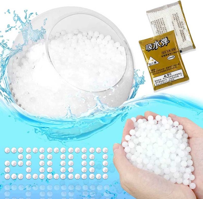 10000Pcs 7-8mm Milky White Hardened Gel Balls