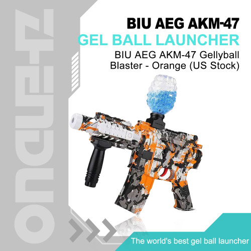 BIU AEG AKM-47 Gellyball Blaster - Orange
