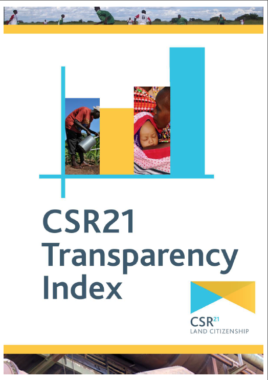 CSR21 Transparency Index
